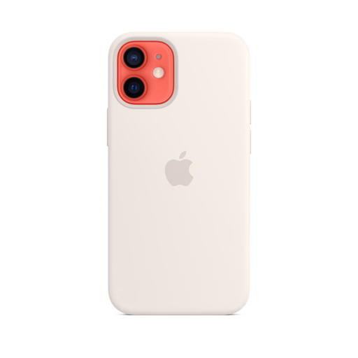 iPhone 12 mini Silicone Case with MagSafe — White