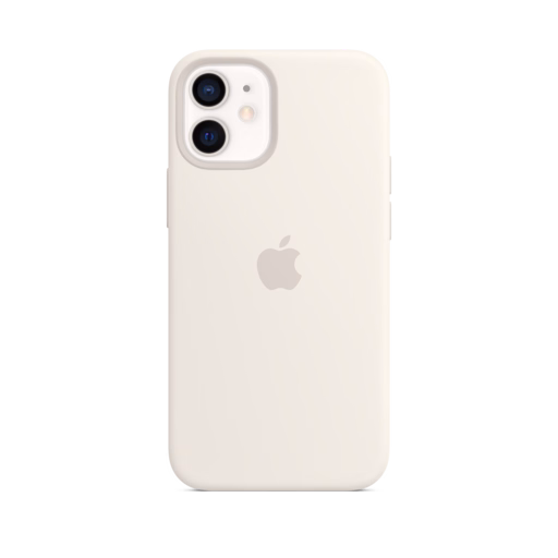 iPhone 12 mini Silicone Case with MagSafe — White