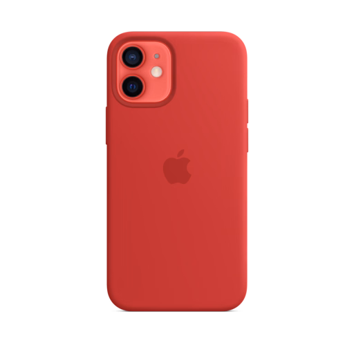 iPhone 12 mini Silicone Case with MagSafe — (PRODUCT)RED