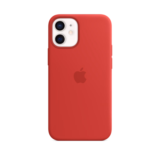 iPhone 12 mini Silicone Case with MagSafe — (PRODUCT)RED