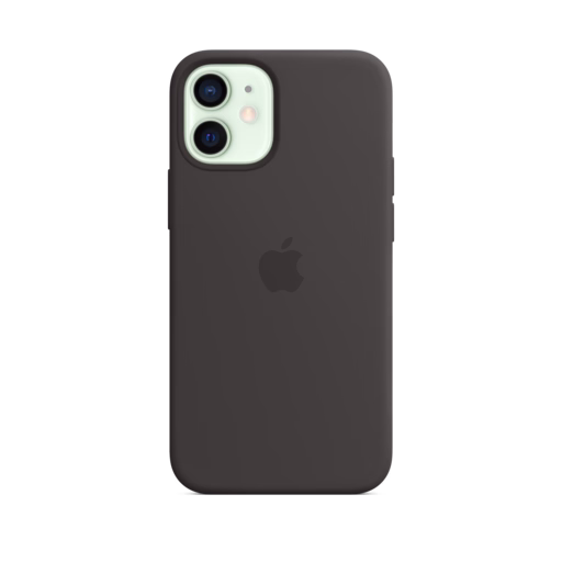 iPhone 12 mini Silicone Case with MagSafe — Black