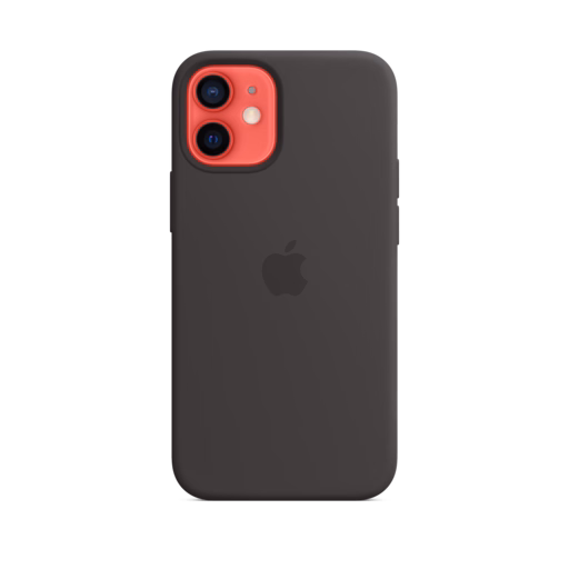 iPhone 12 mini Silicone Case with MagSafe — Black