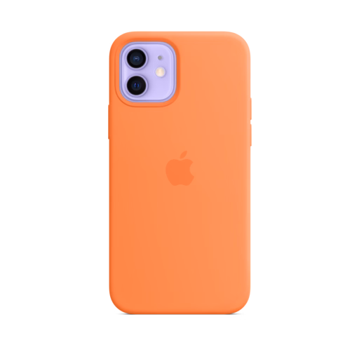 iPhone 12 & 12 Pro Silicone Case with MagSafe — Kumquat