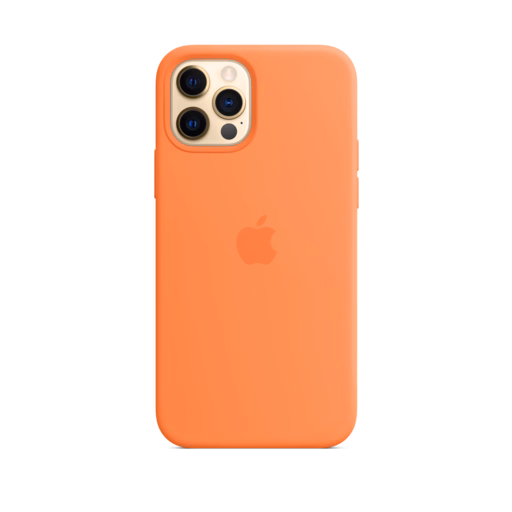 iPhone 12 & 12 Pro Silicone Case with MagSafe — Kumquat