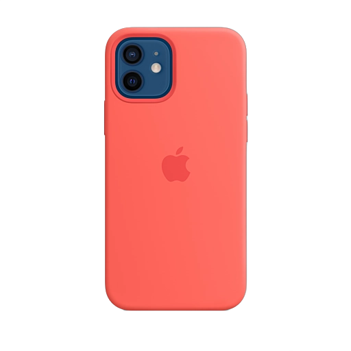 iPhone 12 & 12 Pro Silicone Case — Pink Citrus iPhone 12 & 12 Pro Silicone Case — Pink Citrus
