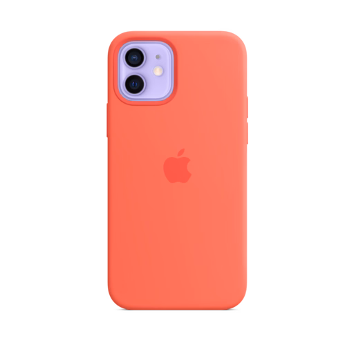 iPhone 12 & 12 Pro Silicone Case with MagSafe — Pink Citrus