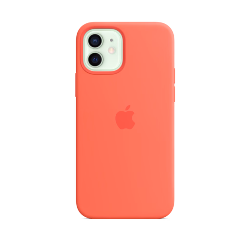 iPhone 12 & 12 Pro Silicone Case with MagSafe — Pink Citrus