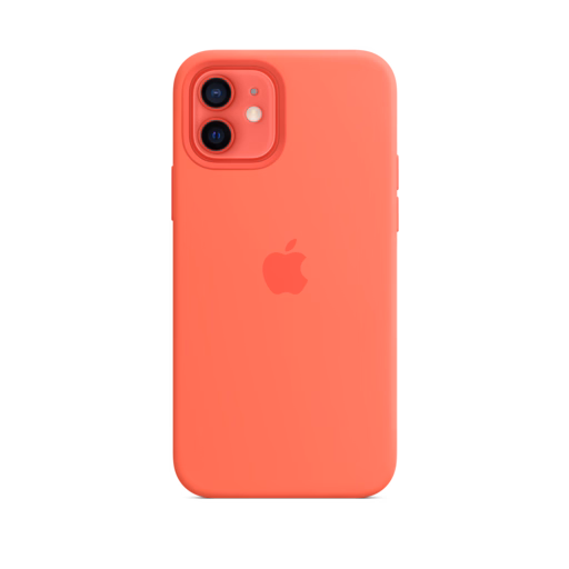 iPhone 12 & 12 Pro Silicone Case with MagSafe — Pink Citrus