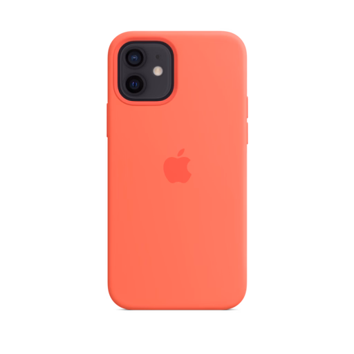 iPhone 12 & 12 Pro Silicone Case with MagSafe — Pink Citrus