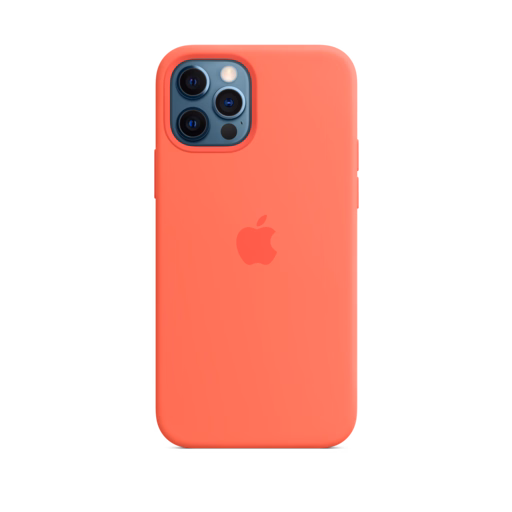 iPhone 12 & 12 Pro Silicone Case with MagSafe — Pink Citrus