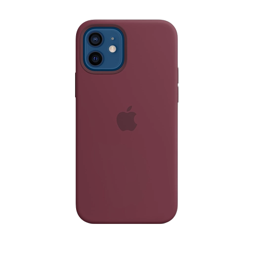 iPhone 12 & 12 Pro Silicone Case — Plum iPhone 12 & 12 Pro Silicone Case — Plum