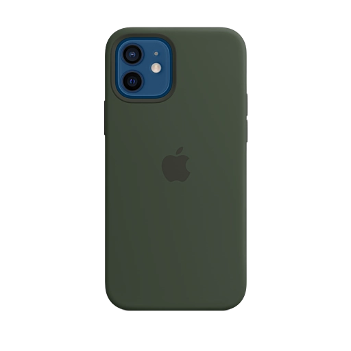 iPhone 12 & 12 Pro Silicone Case — Cypress Green iPhone 12 & 12 Pro Silicone Case — Cypress Green