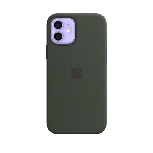 iPhone 12 & 12 Pro Silicone Case with MagSafe — Cypress Green