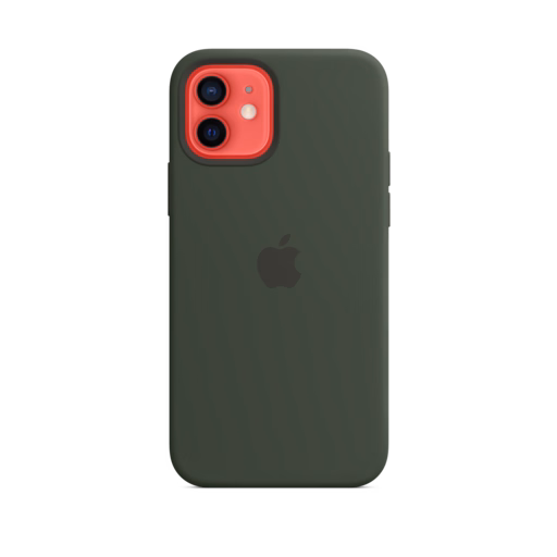 iPhone 12 & 12 Pro Silicone Case with MagSafe — Cypress Green