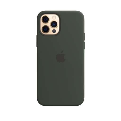 iPhone 12 & 12 Pro Silicone Case with MagSafe — Cypress Green