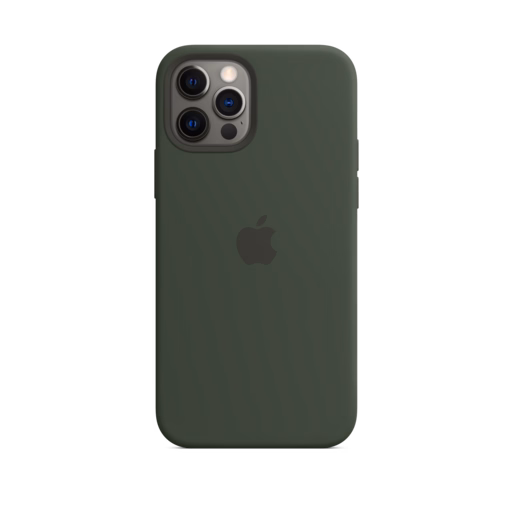 iPhone 12 & 12 Pro Silicone Case with MagSafe — Cypress Green