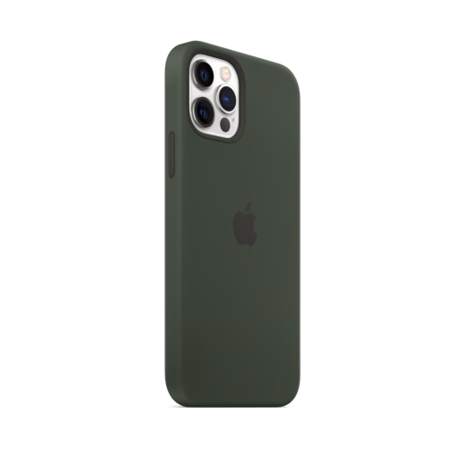iPhone 12 & 12 Pro Silicone Case with MagSafe — Cypress Green