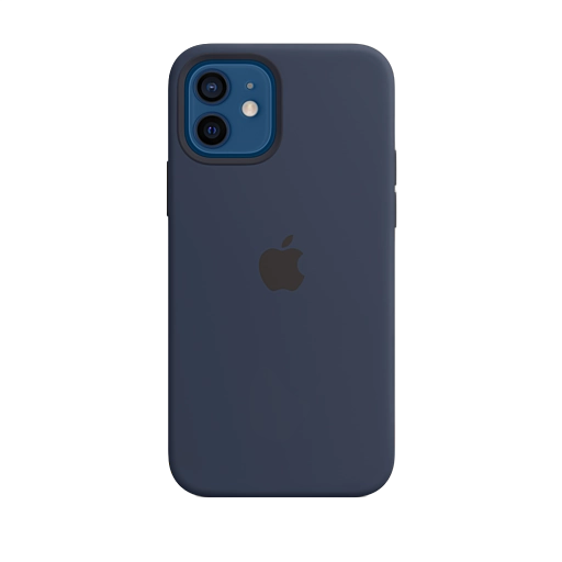 iPhone 12 & 12 Pro Silicone Case — Deep Navy iPhone 12 & 12 Pro Silicone Case — Deep Navy