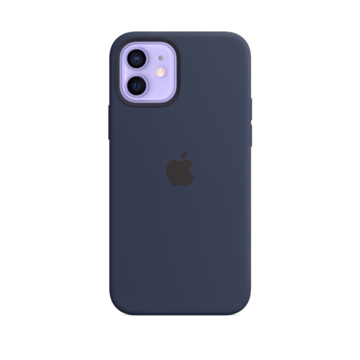 iPhone 12 & 12 Pro Silicone Case with MagSafe — Deep Navy