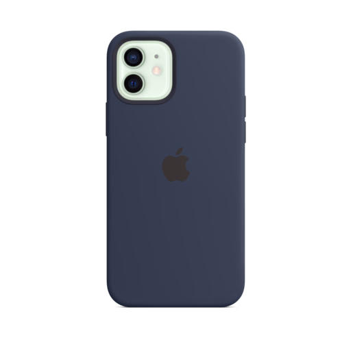 iPhone 12 & 12 Pro Silicone Case with MagSafe — Deep Navy