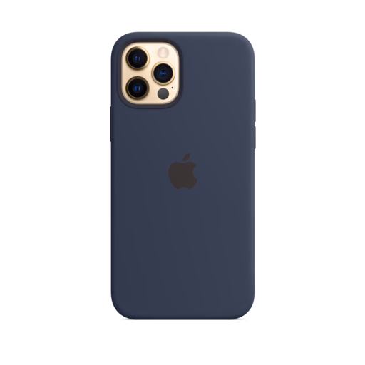 iPhone 12 & 12 Pro Silicone Case with MagSafe — Deep Navy