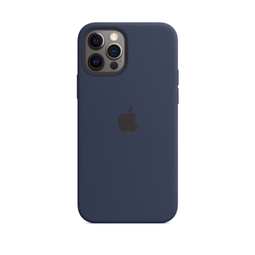 iPhone 12 & 12 Pro Silicone Case with MagSafe — Deep Navy