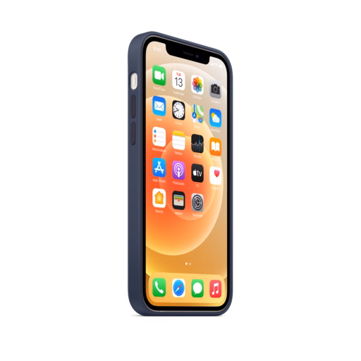 iPhone 12 & 12 Pro Silicone Case with MagSafe — Deep Navy