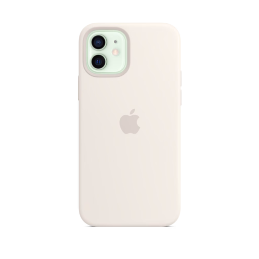 iPhone 12 & 12 Pro Silicone Case with MagSafe — White
