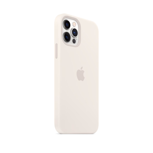 iPhone 12 & 12 Pro Silicone Case with MagSafe — White