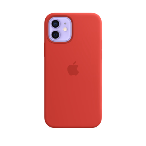iPhone 12 & 12 Pro Silicone Case with MagSafe — (PRODUCT)RED