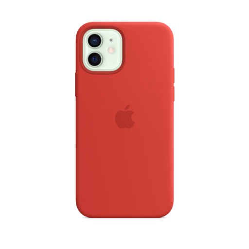 iPhone 12 & 12 Pro Silicone Case with MagSafe — (PRODUCT)RED