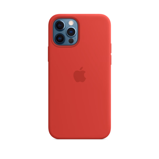iPhone 12 & 12 Pro Silicone Case with MagSafe — (PRODUCT)RED