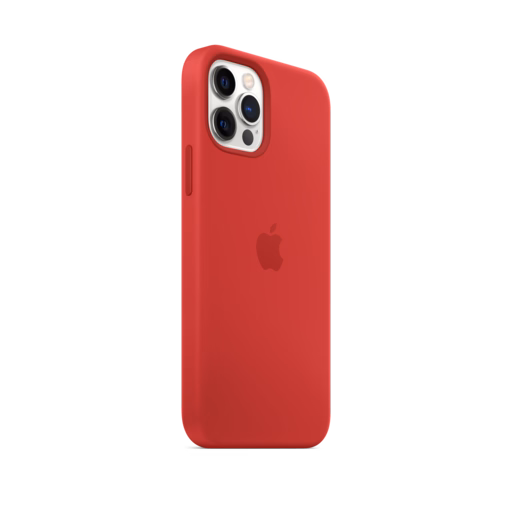 iPhone 12 & 12 Pro Silicone Case with MagSafe — (PRODUCT)RED