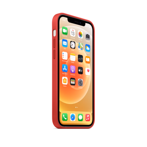 iPhone 12 & 12 Pro Silicone Case with MagSafe — (PRODUCT)RED