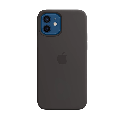 iPhone 12 & 12 Pro Silicone Case — Black iPhone 12 & 12 Pro Silicone Case — Black