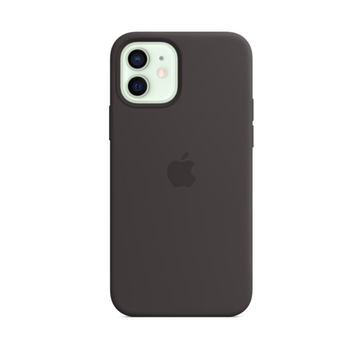 iPhone 12 & 12 Pro Silicone Case with MagSafe — Black