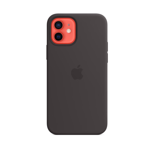 iPhone 12 & 12 Pro Silicone Case with MagSafe — Black