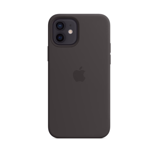 iPhone 12 & 12 Pro Silicone Case with MagSafe — Black