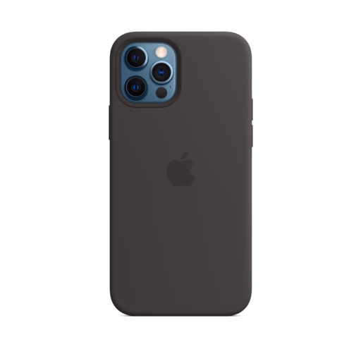 iPhone 12 & 12 Pro Silicone Case with MagSafe — Black