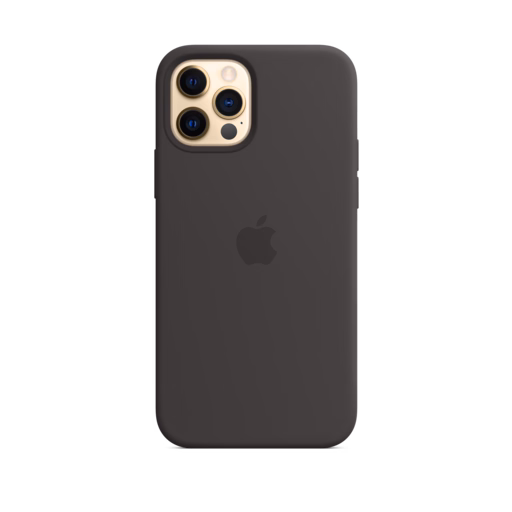 iPhone 12 & 12 Pro Silicone Case with MagSafe — Black