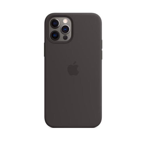 iPhone 12 & 12 Pro Silicone Case with MagSafe — Black