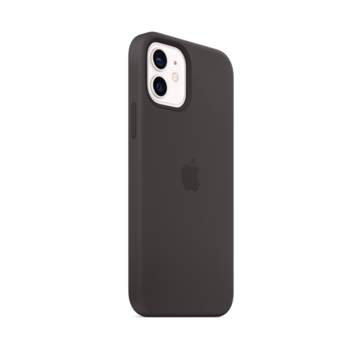 iPhone 12 & 12 Pro Silicone Case with MagSafe — Black