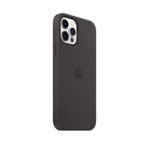 iPhone 12 & 12 Pro Silicone Case with MagSafe — Black