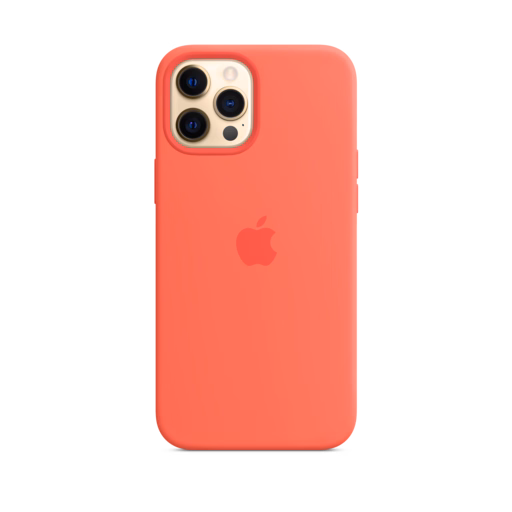 iPhone 12 Pro Max Silicone Case with MagSafe — Pink Citrus