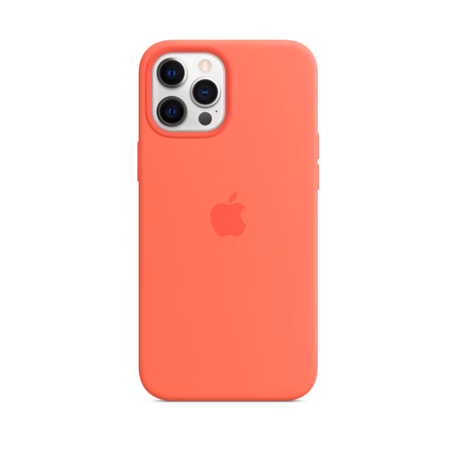 iPhone 12 Pro Max Silicone Case with MagSafe — Pink Citrus