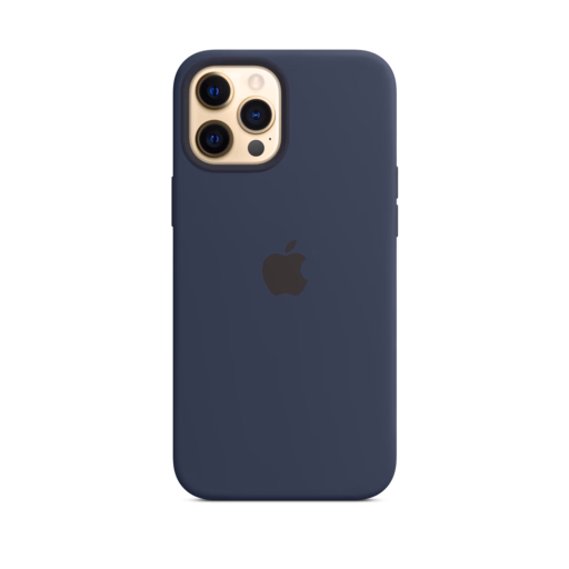iPhone 12 Pro Max Silicone Case with MagSafe — Deep Navy