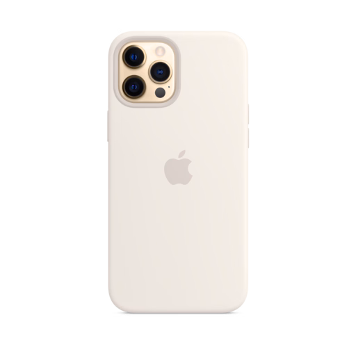 iPhone 12 Pro Max Silicone Case with MagSafe — White