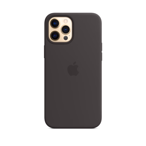 iPhone 12 Pro Max Silicone Case with MagSafe — Black