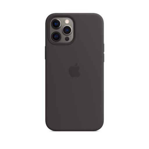 iPhone 12 Pro Max Silicone Case with MagSafe — Black