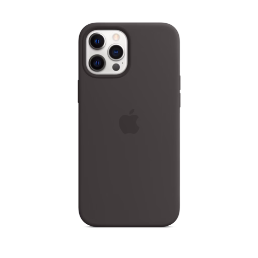 iPhone 12 Pro Max Silicone Case with MagSafe — Black